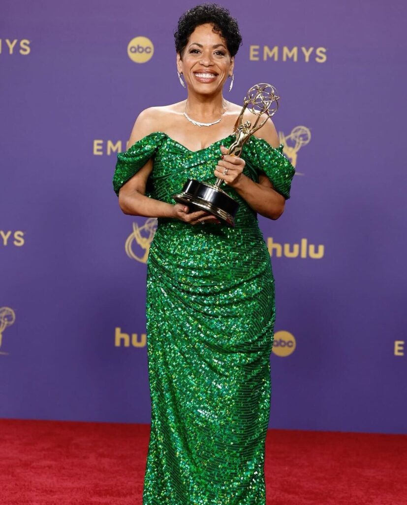 Liza Colon-Zayas in Christian Siriano at the Emmys 2024