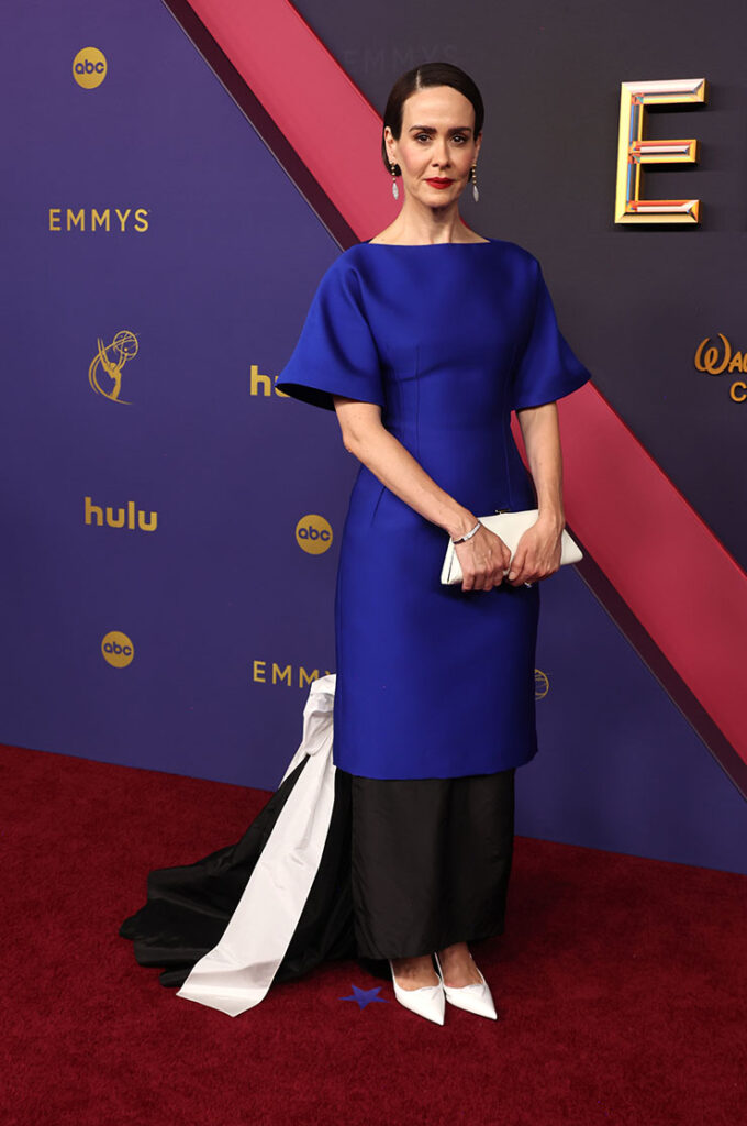 Sarah Paulson in Prada at the Emmys 2024