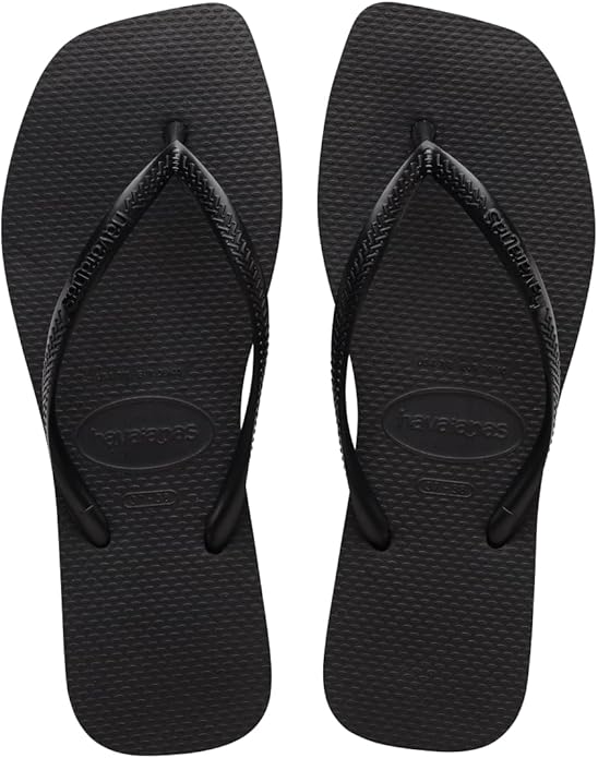 Havaianas Women's Slim Square Solid Flip Flops