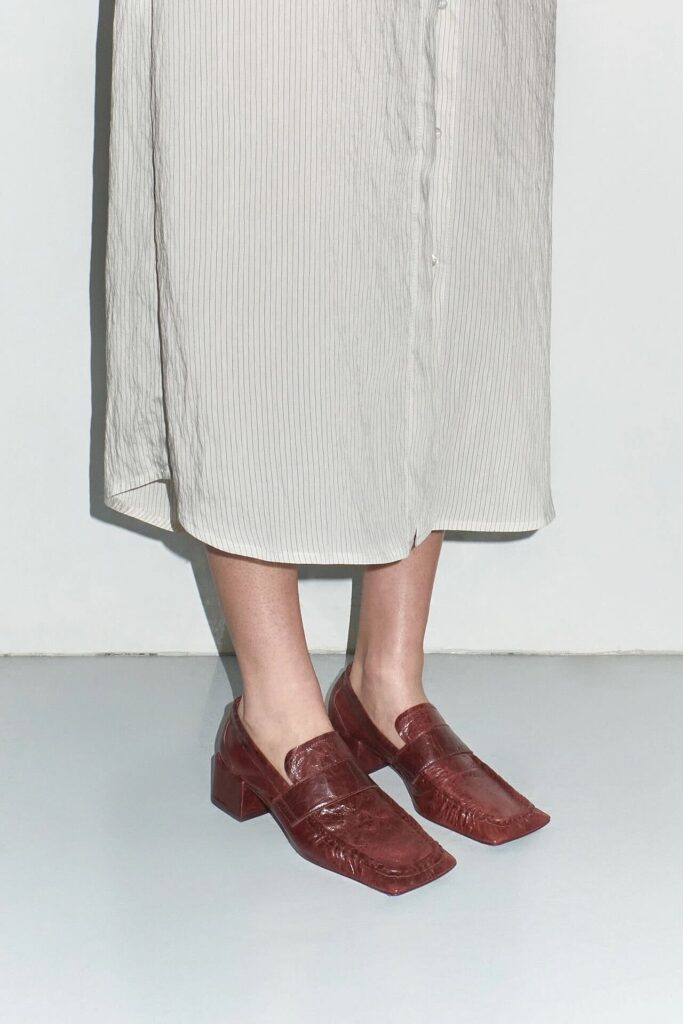 Miista Serena Burgundy Loafer