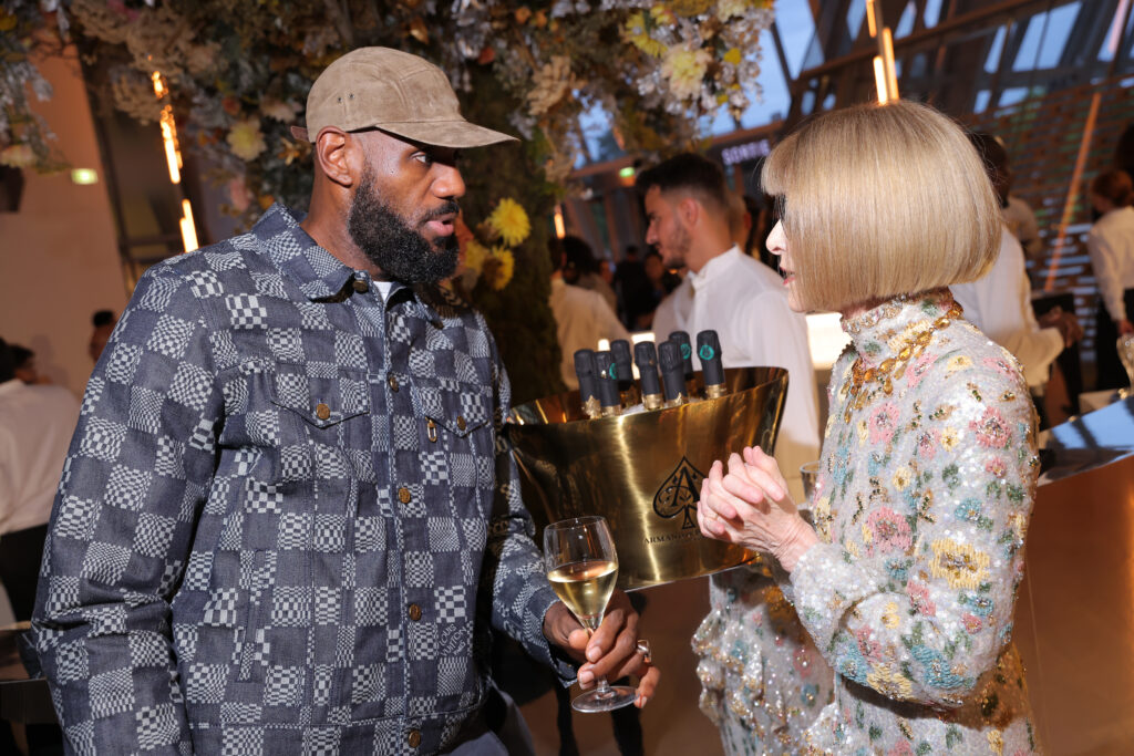 Lebron James and Anna Wintour