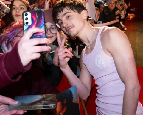 Timothée Chalamet at the 2025 Berlin Film Festival