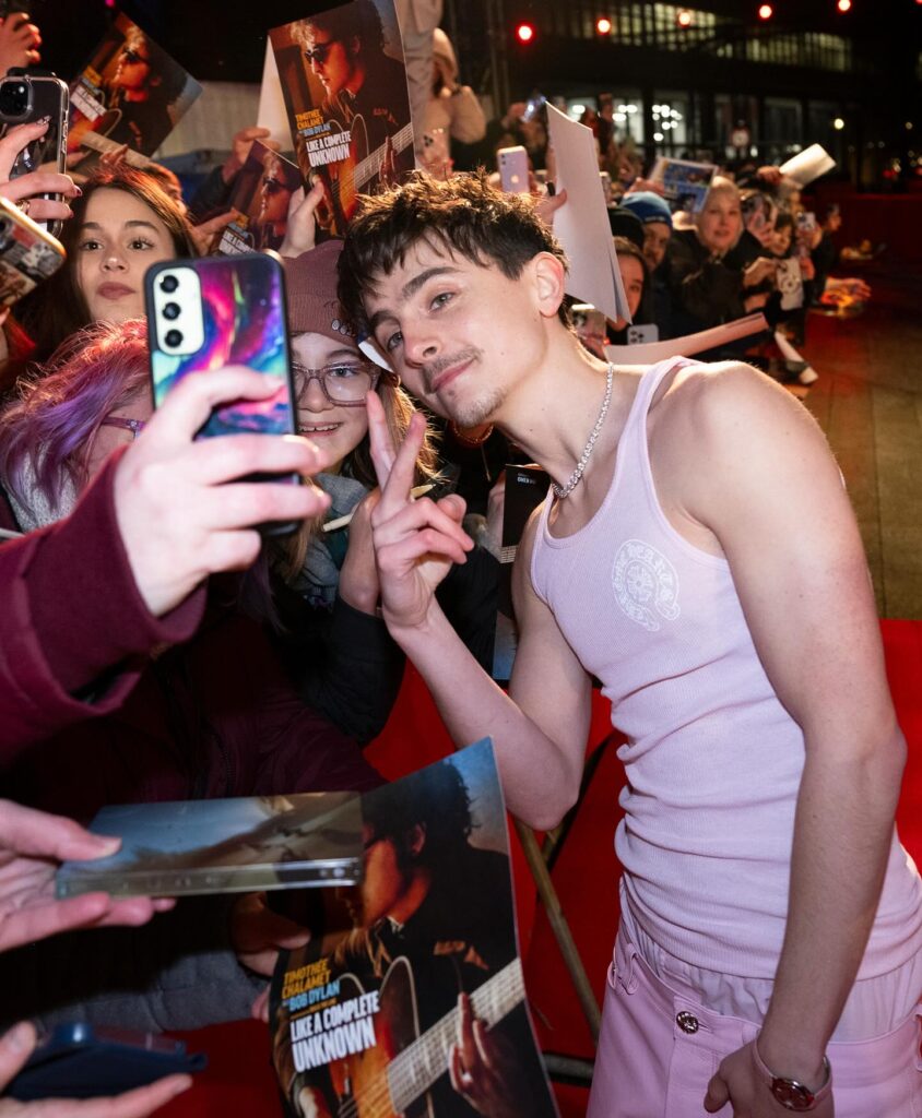 Timothée Chalamet at the 2025 Berlin Film Festival